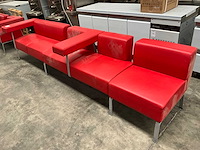Bene kunstlederen modulaire zitbank - afbeelding 4 van  11