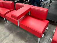 Bene kunstlederen modulaire zitbank - afbeelding 11 van  16