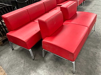 Bene kunstlederen modulaire zitbank - afbeelding 14 van  16