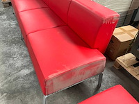 Bene kunstlederen modulaire zitbank - afbeelding 5 van  6