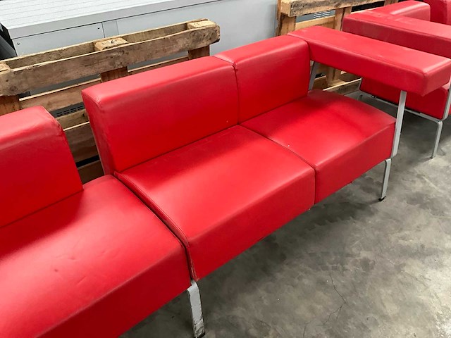 Bene kunstlederen modulaire zitbank - afbeelding 2 van  4
