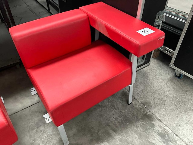 Bene kunstlederen modulaire zitbank - afbeelding 5 van  11