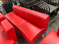 Bene kunstlederen modulaire zitbank - afbeelding 8 van  11