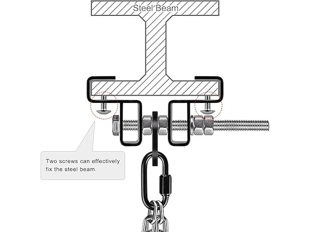 Benelabel bokszakhanger - afbeelding 2 van  6