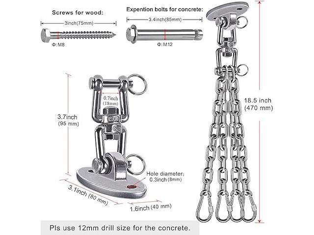 Benelabel bokszakhanger - afbeelding 2 van  6