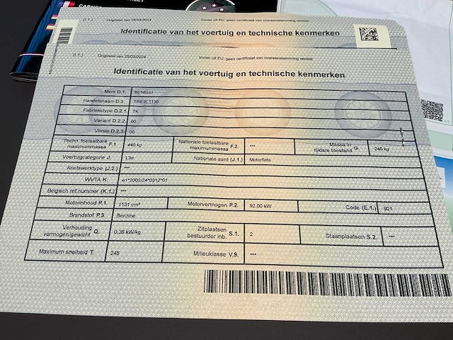 Benelli tre-k 1130 motorfiets - afbeelding 22 van  30