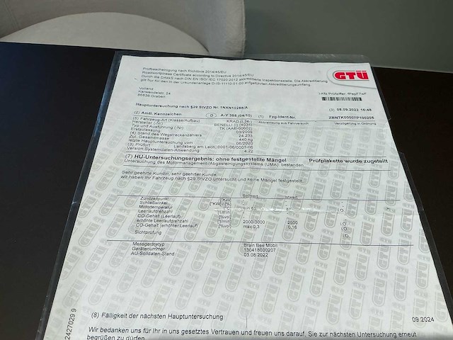 Benelli tre-k 1130 motorfiets - afbeelding 24 van  30