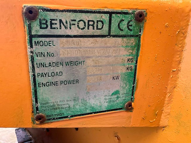 Benford - 3000 - dumper truck - afbeelding 4 van  14