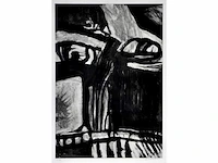 Bengt lindström - vissage - ets/ aquatint - inglijst - afbeelding 1 van  8