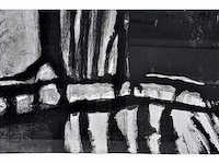 Bengt lindström - vissage - ets/ aquatint - inglijst - afbeelding 6 van  8