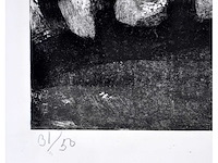 Bengt lindström - vissage - ets/ aquatint - afbeelding 3 van  8