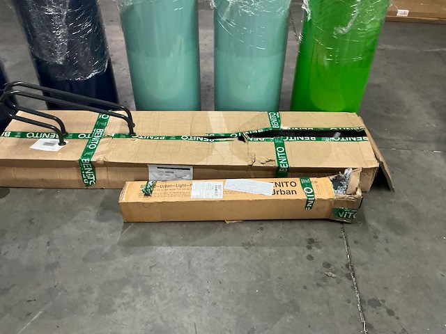 Benito metalen design vuilnisbak (5x) - afbeelding 4 van  5