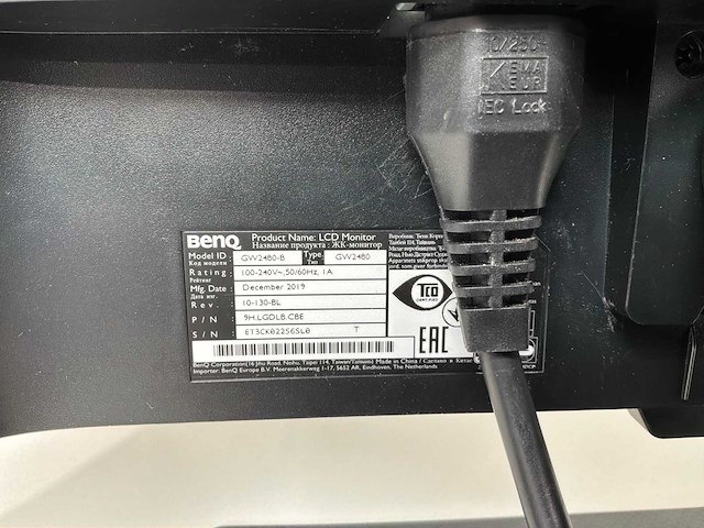 Benq gw2480 monitor - afbeelding 4 van  5