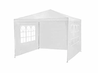 Benson - benson outdoor partytent gazebo met 3 wanden - 2900x2900x2450mm - 90g/m^2 - afbeelding 5 van  6