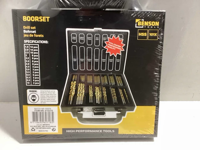 Benson 101-delige cobaltborenset 101 delige cobaltborenset (3x) - afbeelding 3 van  5