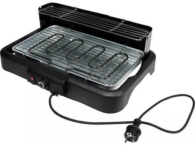 Benson elektrische barbecue grill - 1800-2200w - zwart - afbeelding 1 van  6