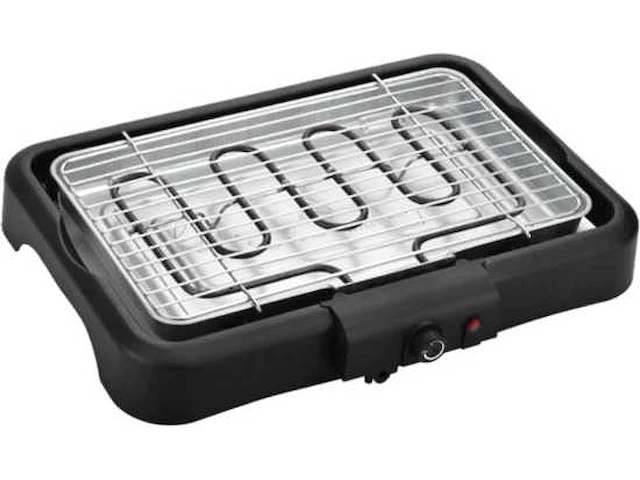 Benson elektrische barbecue grill - 1800-2200w - zwart - afbeelding 2 van  6