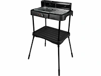 Benson elektrische barbecue grill - 1800-2200w - zwart