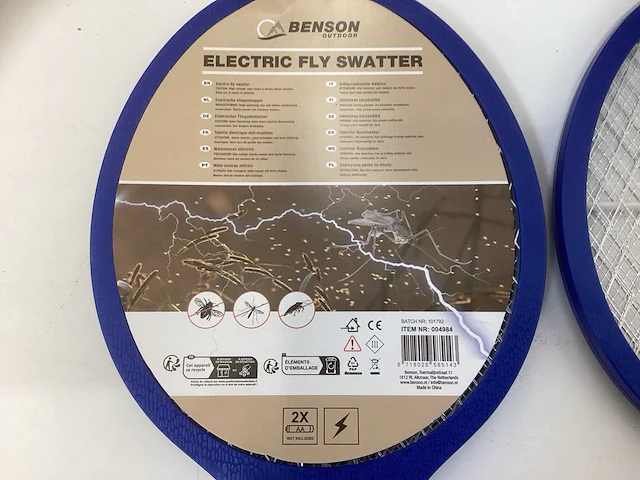 Benson elektrische vliegenmepper (5x) - afbeelding 3 van  5