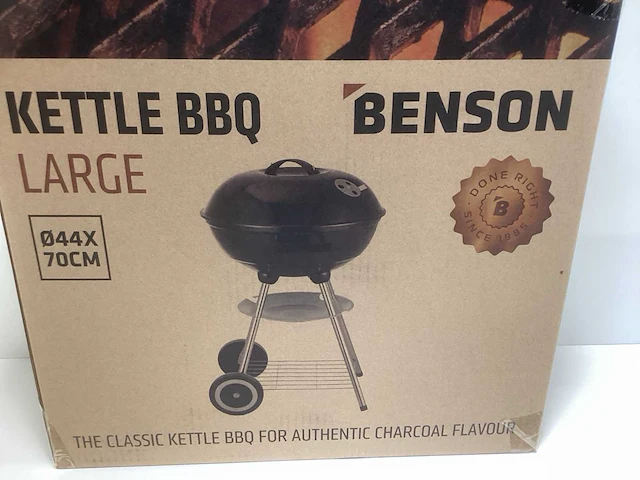 Benson ketel bbq - groot ø44x70cm - afbeelding 3 van  6