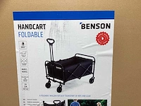 Benson opvouwbare bolderkar - handcart foldable - max. 90kg - zwart - afbeelding 7 van  9