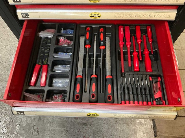 Benson tools gereedschapswagen - afbeelding 9 van  10