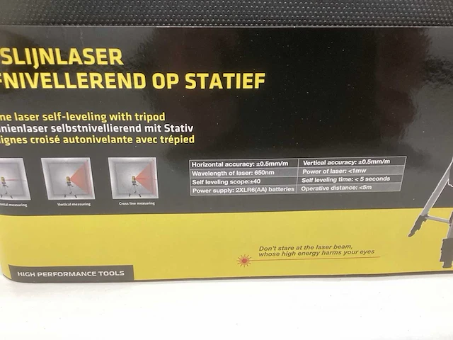 Benson zelfnivellerend bouwlaser - kruislijnlaser met statief - afbeelding 4 van  4