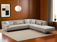 Bentley hoekbank | beukenhout / spaanplaat | beige