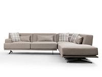 Bentley hoekbank | beukenhout / spaanplaat | beige - afbeelding 2 van  8