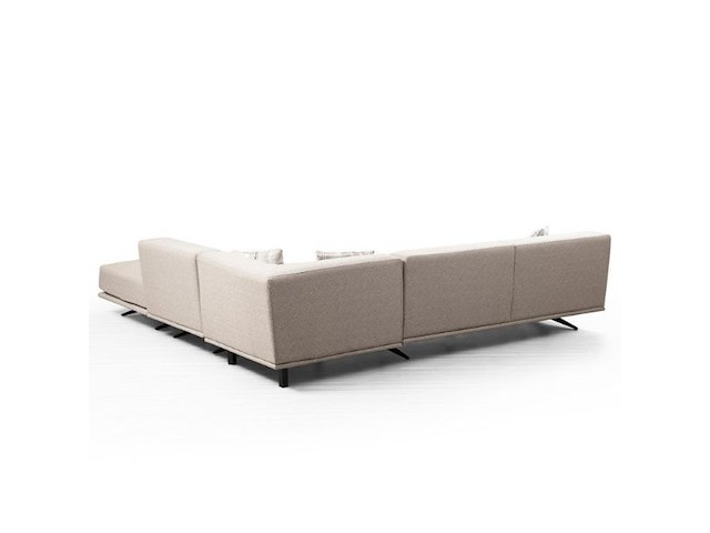 Bentley hoekbank | beukenhout / spaanplaat | beige - afbeelding 6 van  8