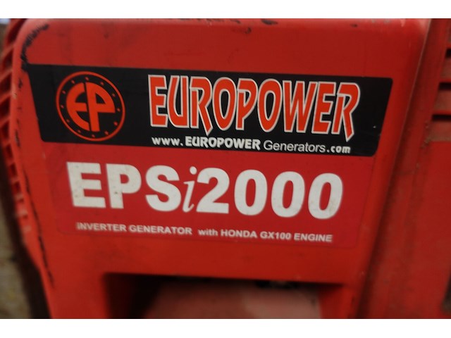 Benzine generator europower - afbeelding 5 van  7
