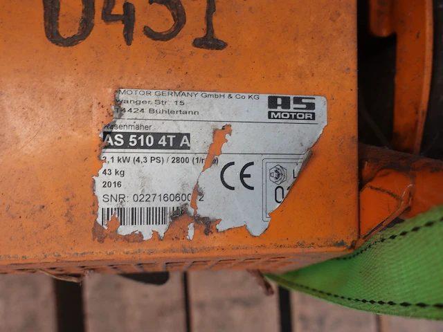 Benzine grasmaaier as motor - afbeelding 5 van  6