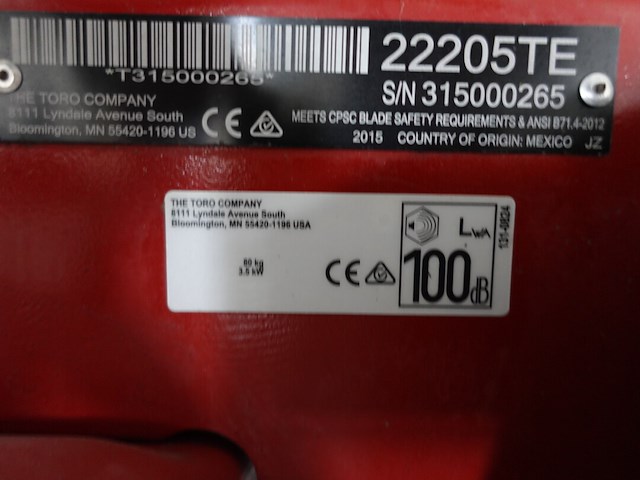 Benzine grasmaaier turfmaster toro - afbeelding 9 van  9