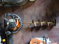 Benzine grondboor stihl - afbeelding 2 van  4