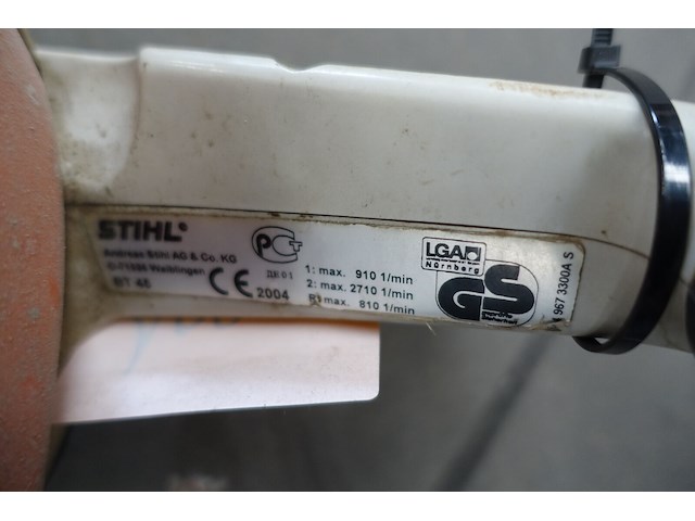 Benzine grondboor stihl - afbeelding 3 van  3