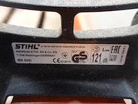 Benzine kettingzaagmachine stihl - afbeelding 2 van  4
