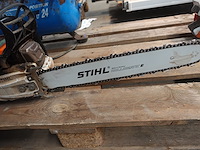 Benzine kettingzaagmachine stihl - afbeelding 3 van  4