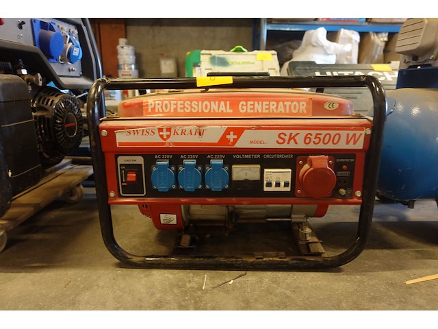 Benzine-stroomgenerator swiss kraft - afbeelding 1 van  4