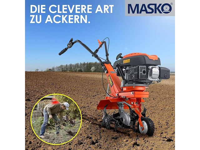 Benzine tuinfreer mk-909 tuinfreer 2,2 kw (3 pk) 139 cm³ | tuinfreer met 36 cm werkbreedte - afbeelding 3 van  7