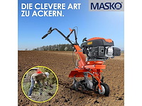 Benzine tuinfreer mk-909 tuinfreer 2,2 kw (3 pk) 139 cm³ | tuinfreer met 36 cm werkbreedte - afbeelding 3 van  7