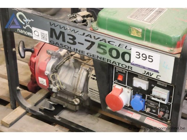 Benzinegenerator - nanomag - m3-7500 - afbeelding 2 van  4