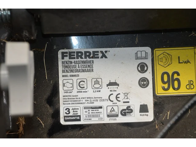 Benzinegrasmaaier ferrex np150e zelftrekkend met elektrische starter op accu (niet getest) - afbeelding 9 van  13