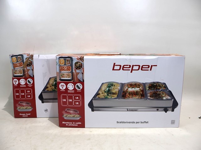 Beper buffetwarmer (x2) - afbeelding 1 van  4