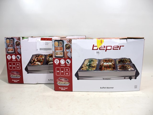 Beper buffetwarmer (x2) - afbeelding 1 van  4