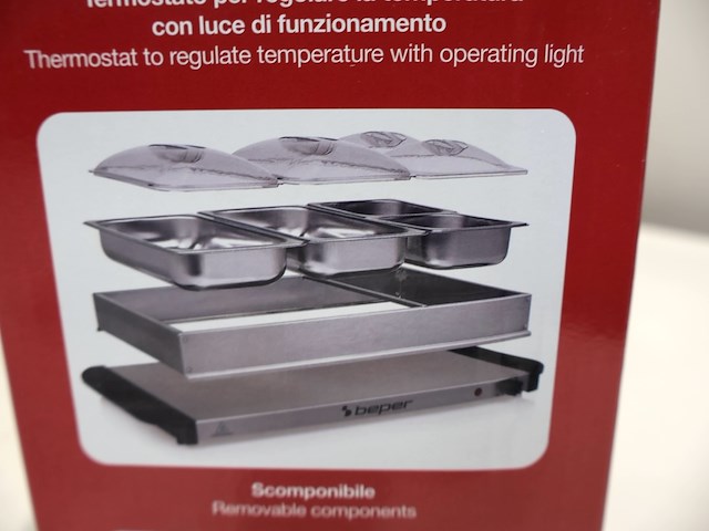 Beper buffetwarmer (x2) - afbeelding 4 van  4