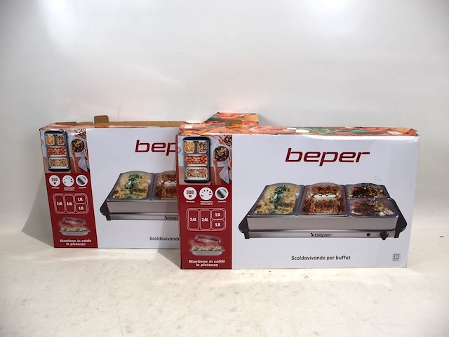 Beper buffetwarmer (x2) - afbeelding 1 van  4