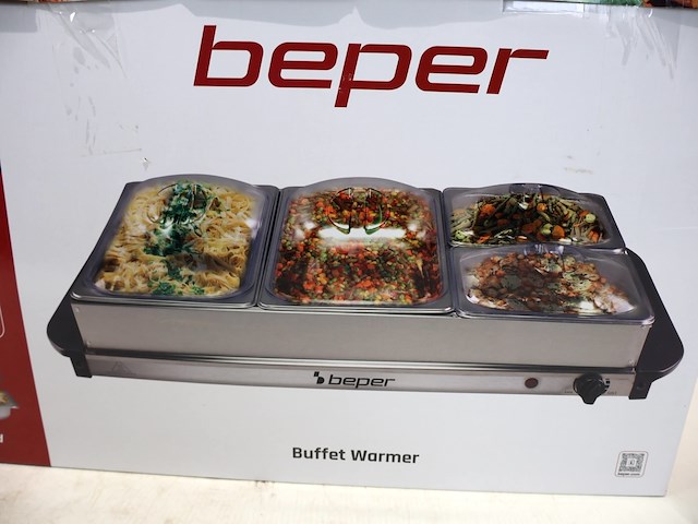 Beper buffetwarmer (x2) - afbeelding 2 van  4