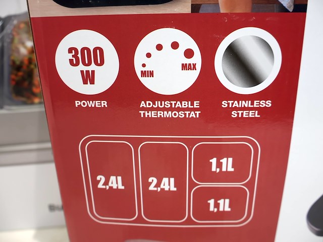 Beper buffetwarmer (x2) - afbeelding 3 van  4