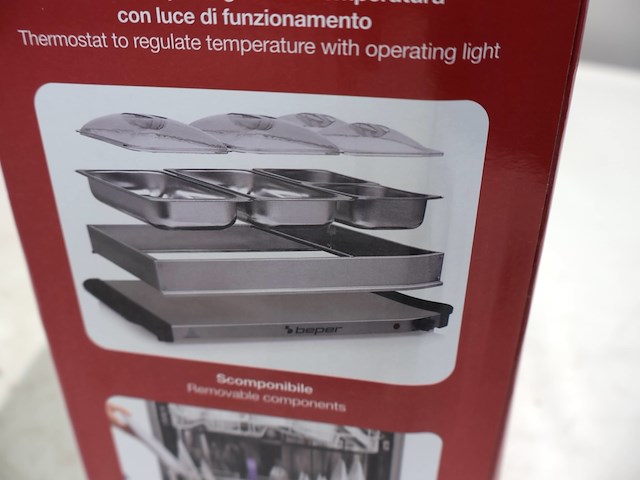 Beper buffetwarmer (x2) - afbeelding 4 van  4