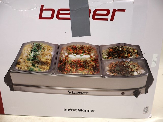 Beper buffetwarmer (x2) - afbeelding 2 van  4